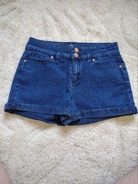 ☀️5/$25☀️ L.e.i. Juniors Size 7 Indigo Wash High-Rise Denim Shorts